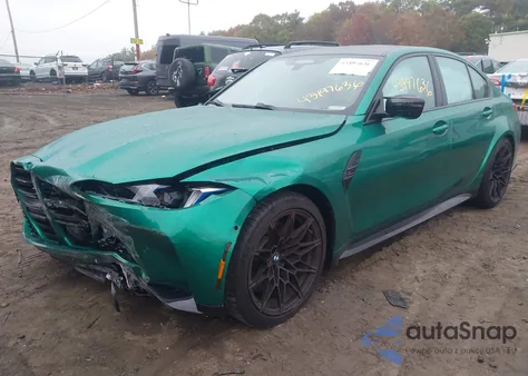 2025 BMW M3 Competition xDrive z USA, uszkodzony, nr VIN WBS33HJ01SFV17768